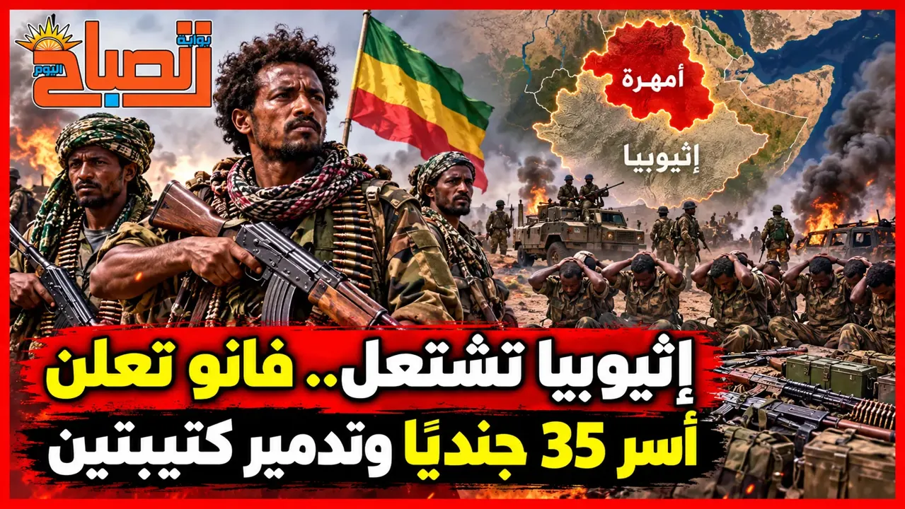 «إثيوبيا تشتعل.. فانو تعلن أسر 35 جنديًا وتدمير كتيبتين»