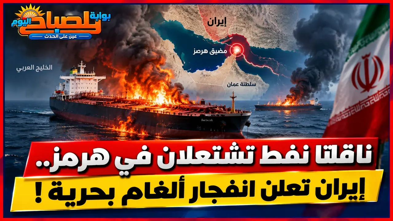 ناقلتا نفط تشتعلان في هرمز.. إيران تعلن انفجار ألغام بحرية!