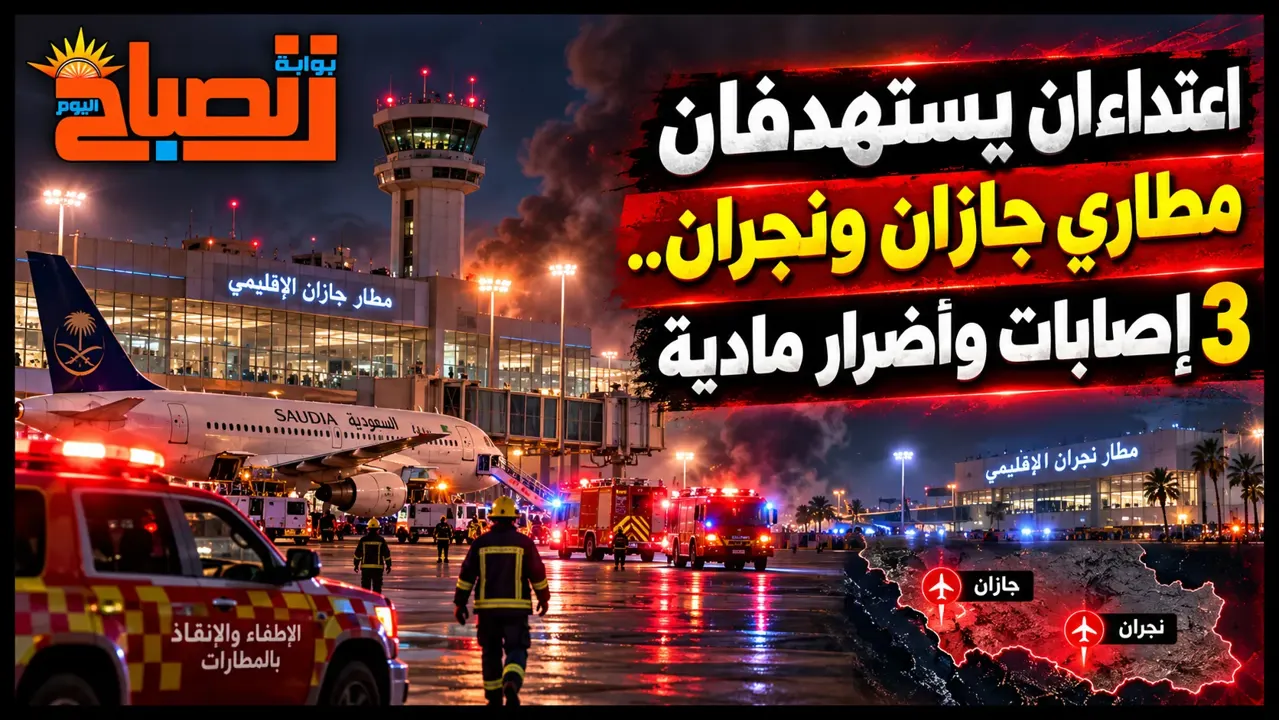 السعودية: 3 إصابات في اعتداءين على مطاري جازان ونجران وسط تصعيد مع الحوثيين