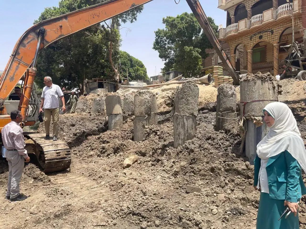 اعمال كوبري النوارة 