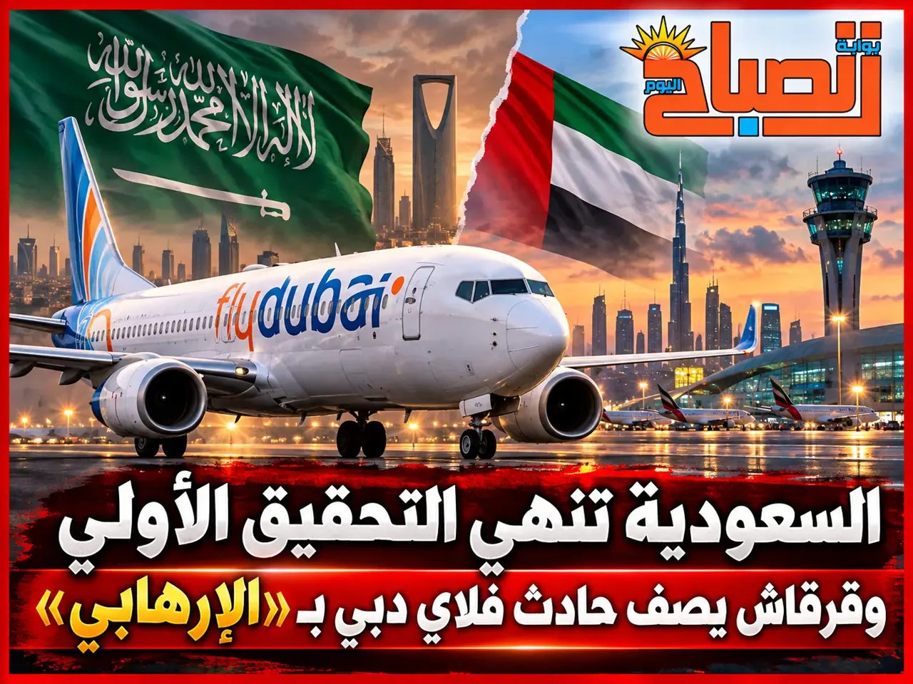 السعودية تنهي دورها في تحقيق فلاي دبي.. أبوظبي تتولى الملف وإسرائيل تراقب!!