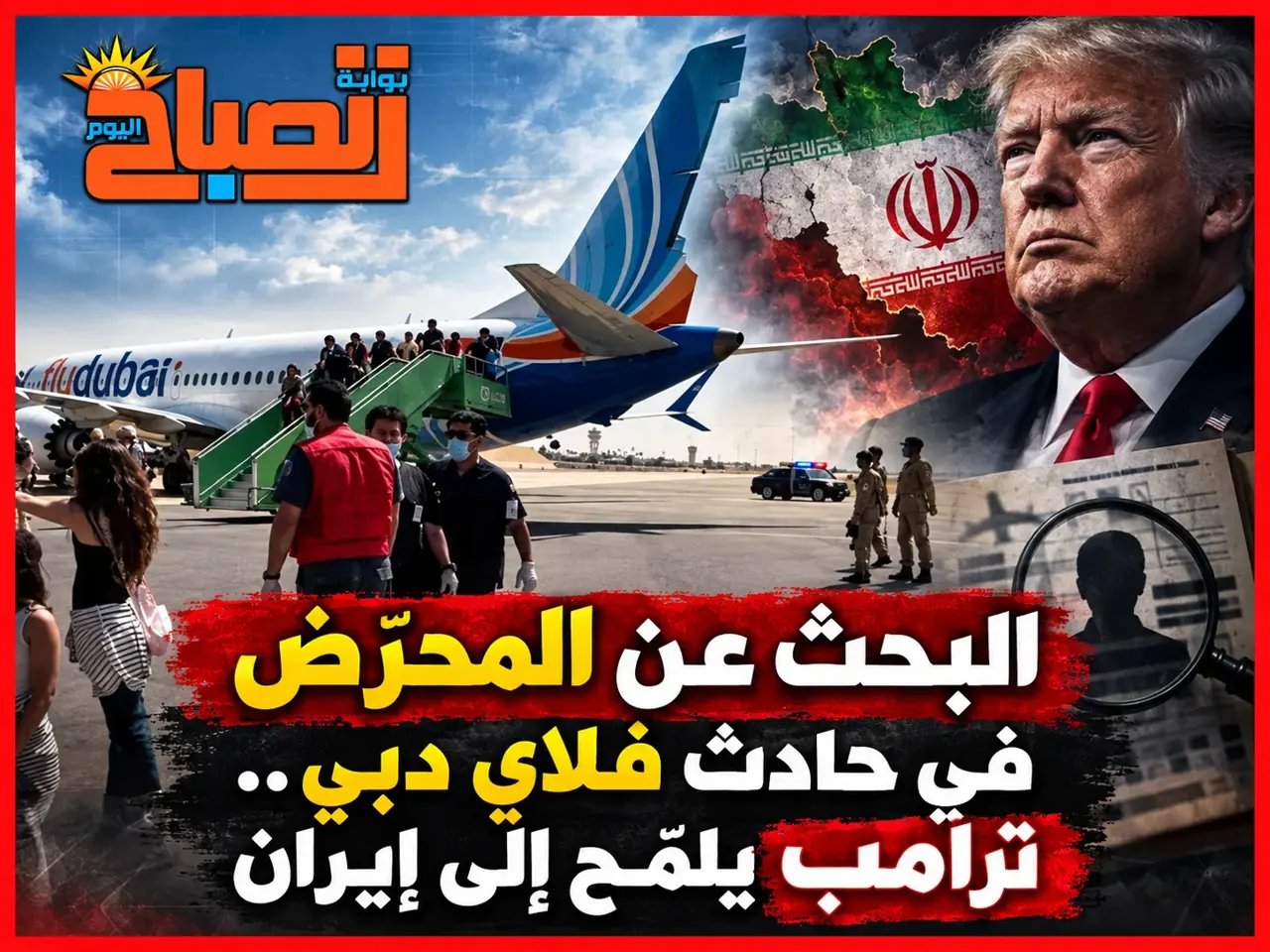 نتنياهو وترامب يفتحان باب الشكوك حول إيران في حادثة فلاي دبي