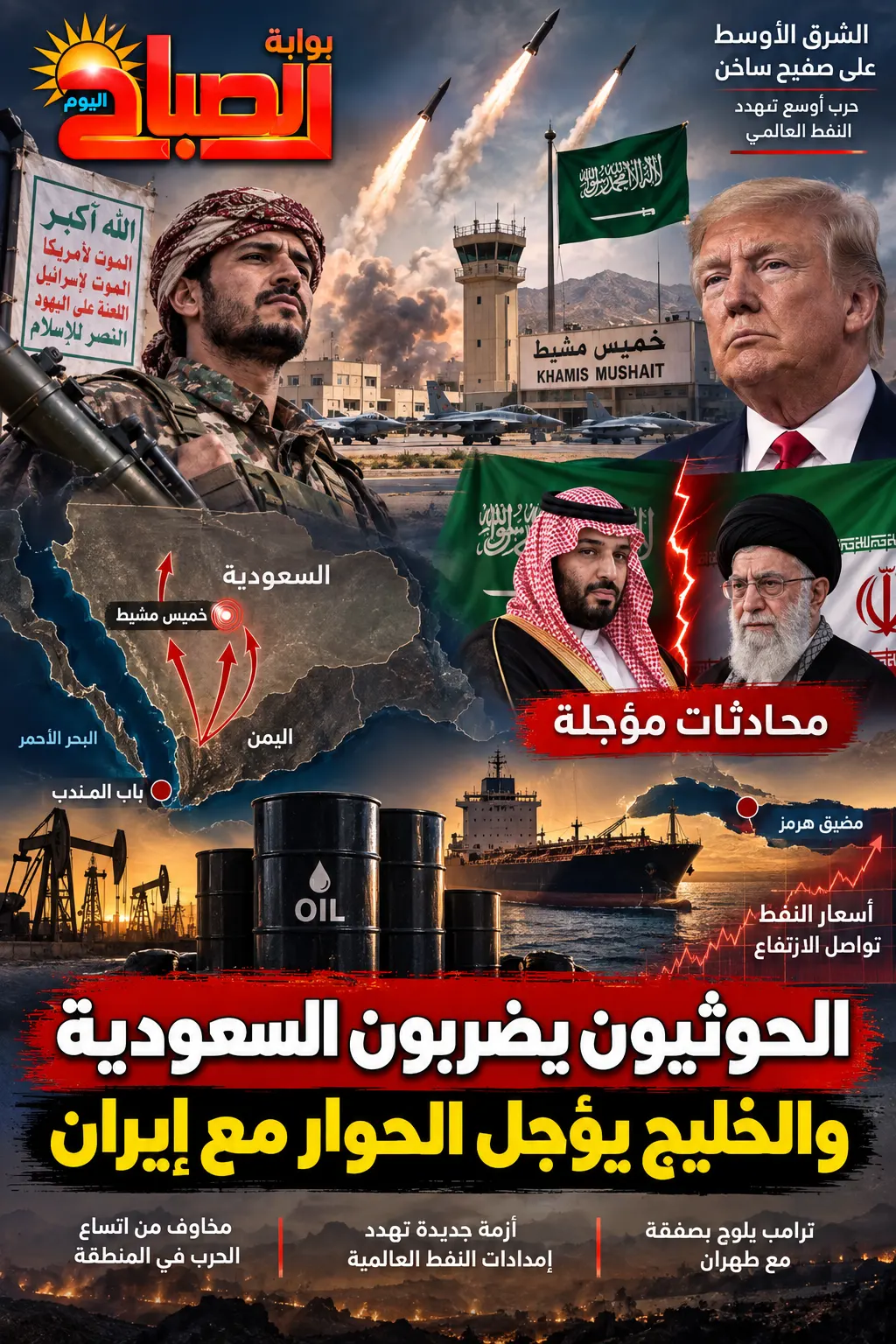 الحوثين يضربون السعودية الحوثين يضربون السعودية