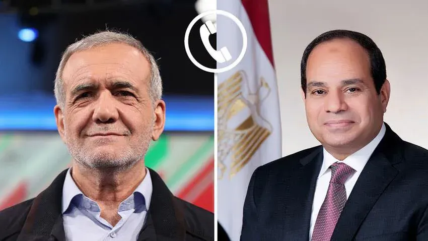 الرئيس السيسي والرئيس الايراني