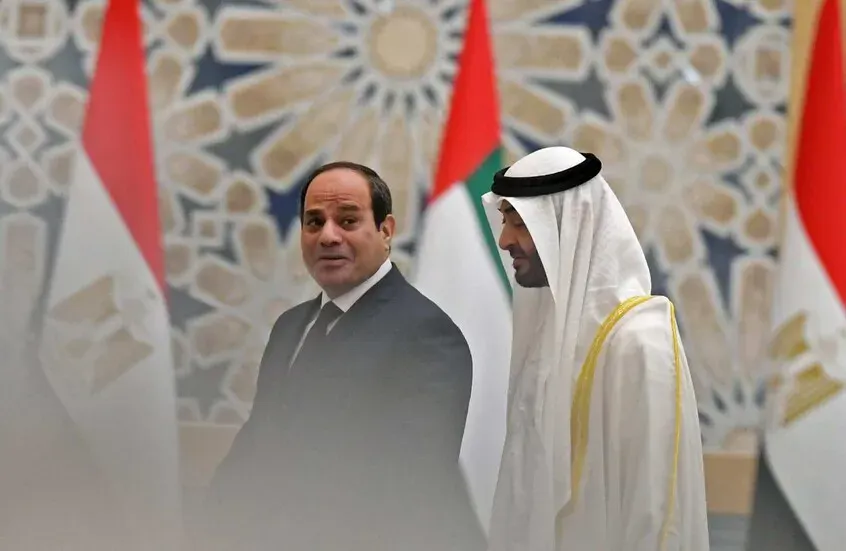 الرئيس السيسي في الامارات