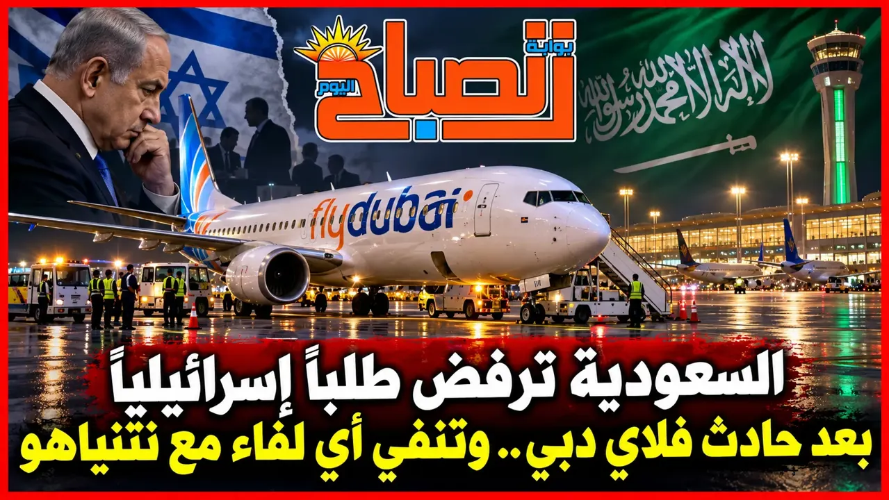 السعودية ترفض طلبًا إسرائيليًا بعد حادث فلاي دبي.. وتنفي أي لقاء مع نتنياهو