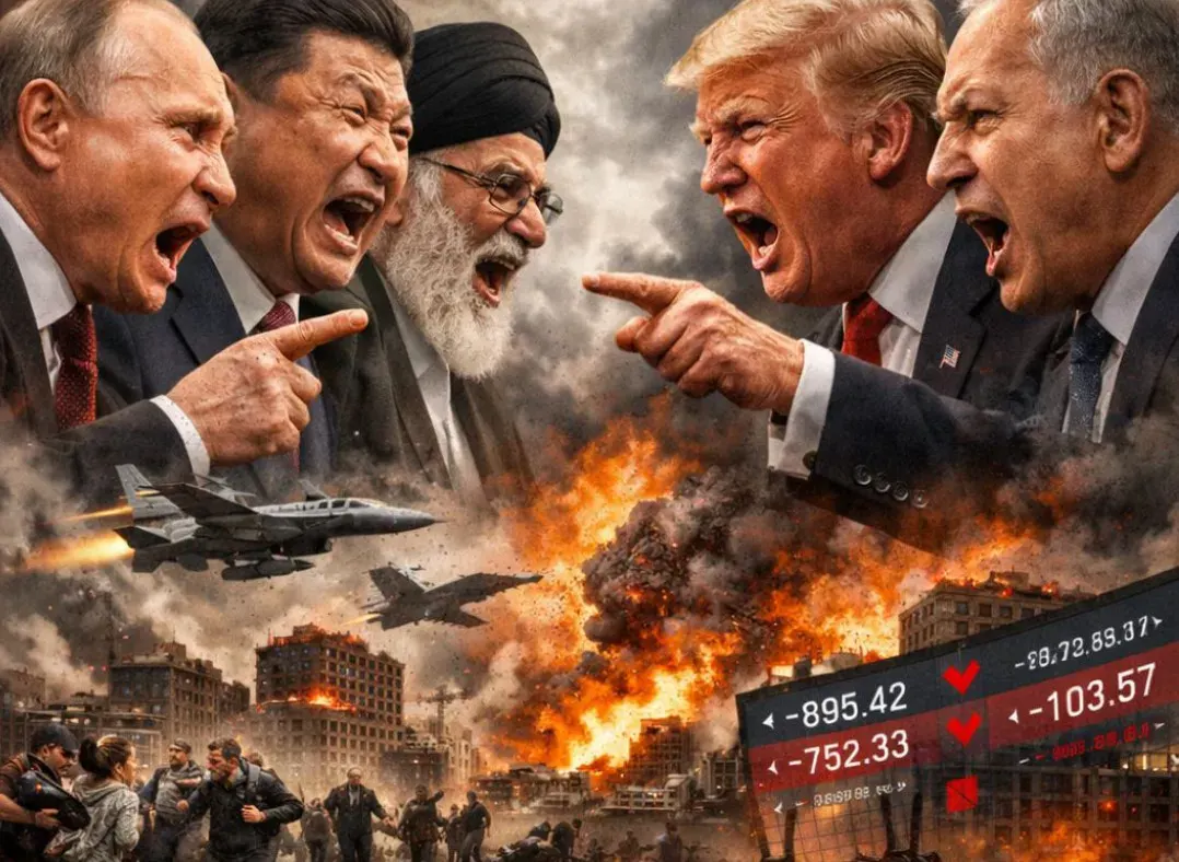 العالم وحرب ايران.