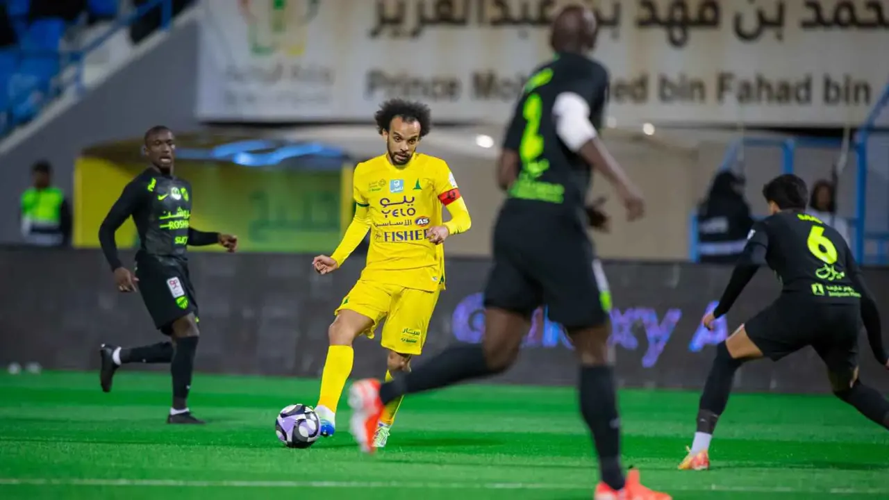 النصر في مباراة سابقة