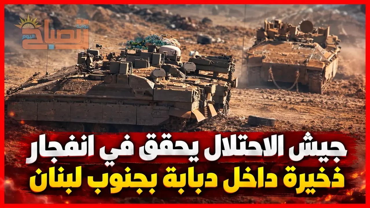 انفجار داخل دبابة إسرائيلية جنوب لبنان.. إصابة جندي والتحقيق في الحادث