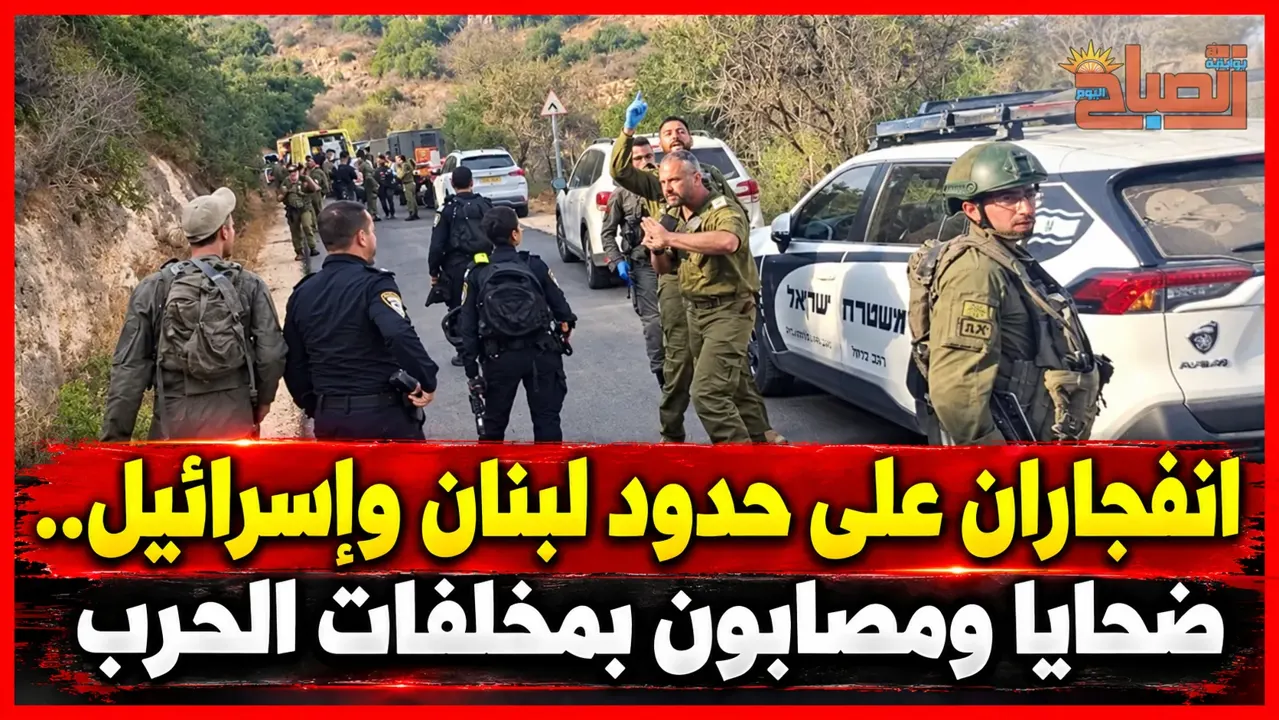 انفجاران على حدود لبنان وإسرائيل.. إصابات بالجليل ومقتل عنصر أمن لبناني