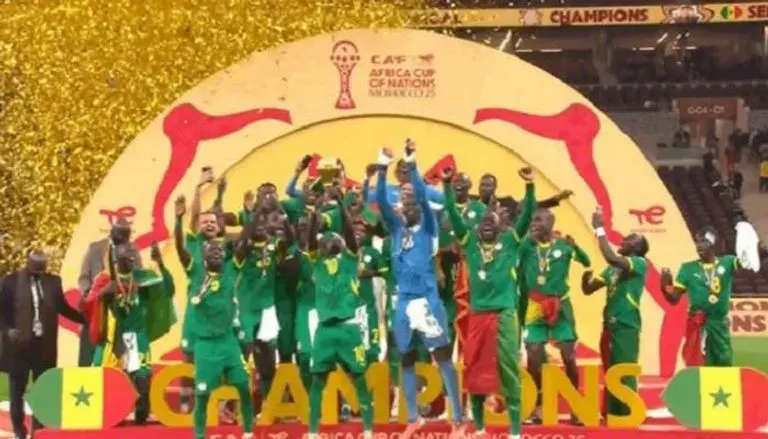 تتويج منتخب السنغال