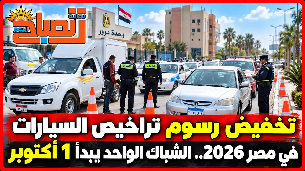 رسوم تراخيص السيارات بعد التخفيض.. التفاصيل الكاملة وموعد التطبيق
