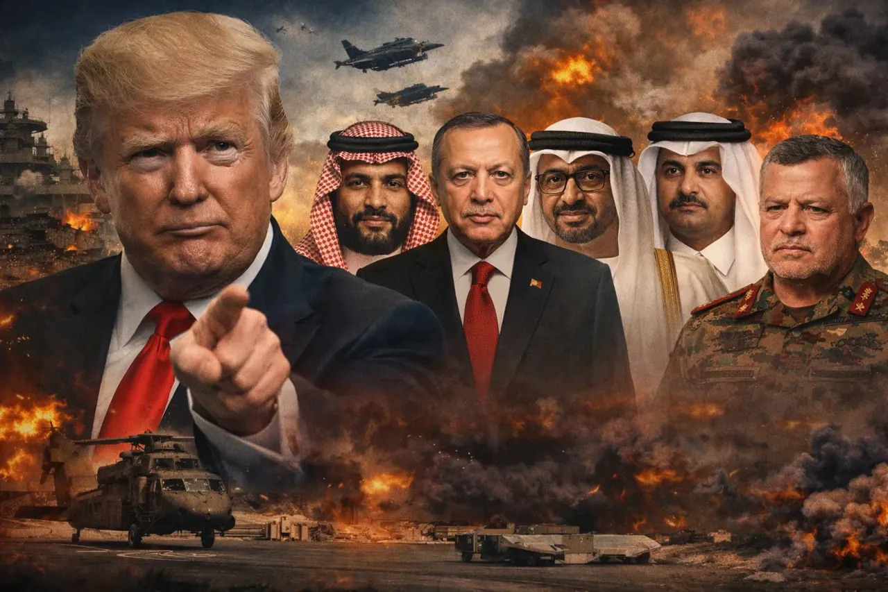 ترلمب وزعماء عرب واردوغان
