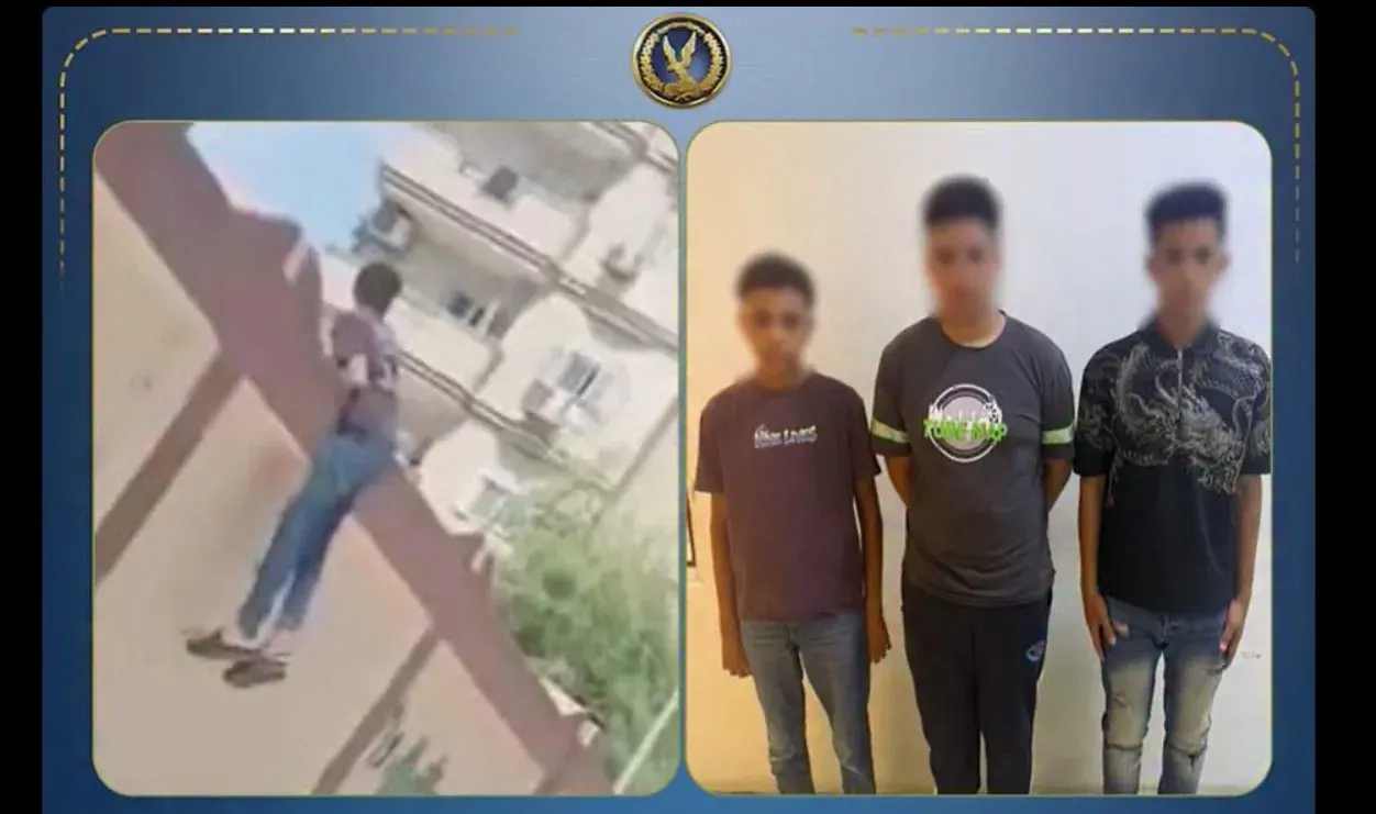 تسلق سور مدرسة بنات في السويس