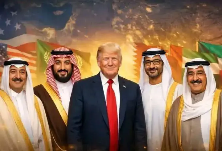 ترامب وقادة الخليج