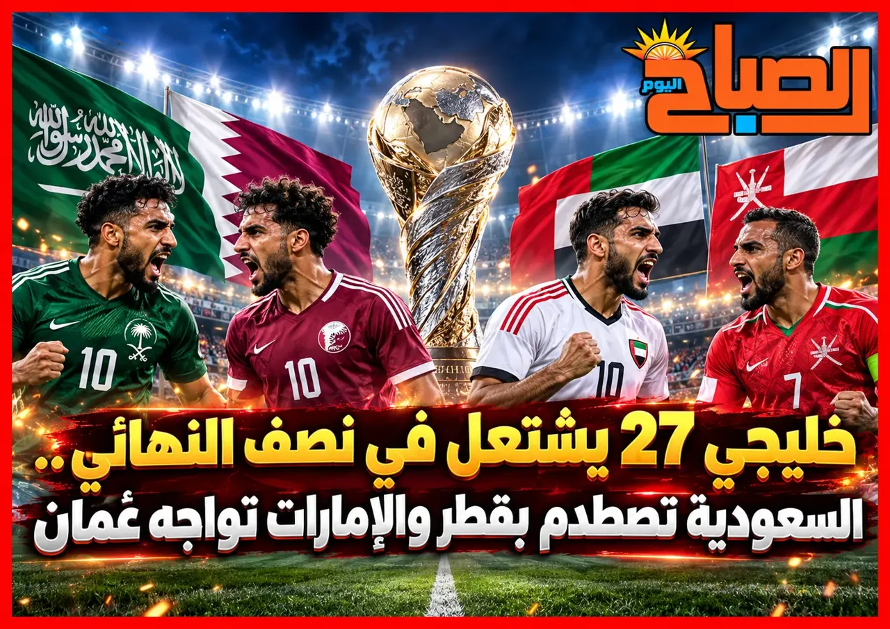 طريق نهائي خليجي 27.. السعودية تواجه قطر والإمارات تتحدى عُمان