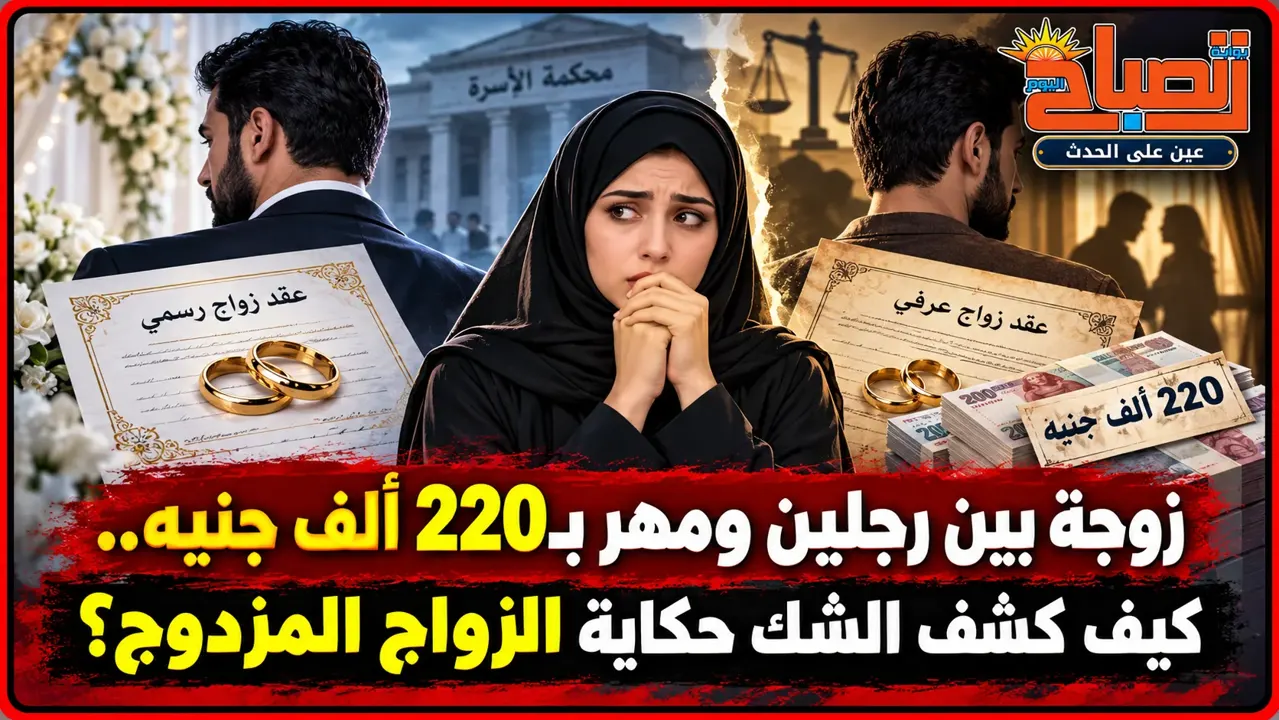 3 أسابيع عرفي وأسبوع رسمي.. حكاية زوجة متهمة بالجمع بين زوجين
