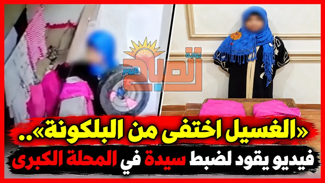 عودة «حرامية الغسيل».. كاميرا تفضح سيدة سرقت ملابس من بلكونة منزل بالغربية