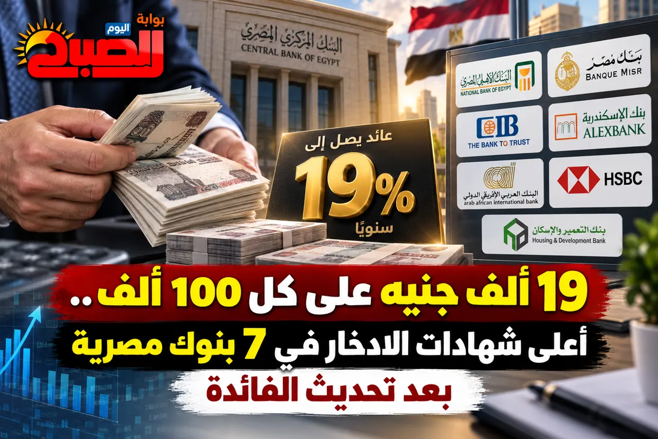 19 ألف جنيه على كل 100 ألف.. أعلى شهادات الادخار في 7 بنوك مصرية بعد تحديث الفائدة