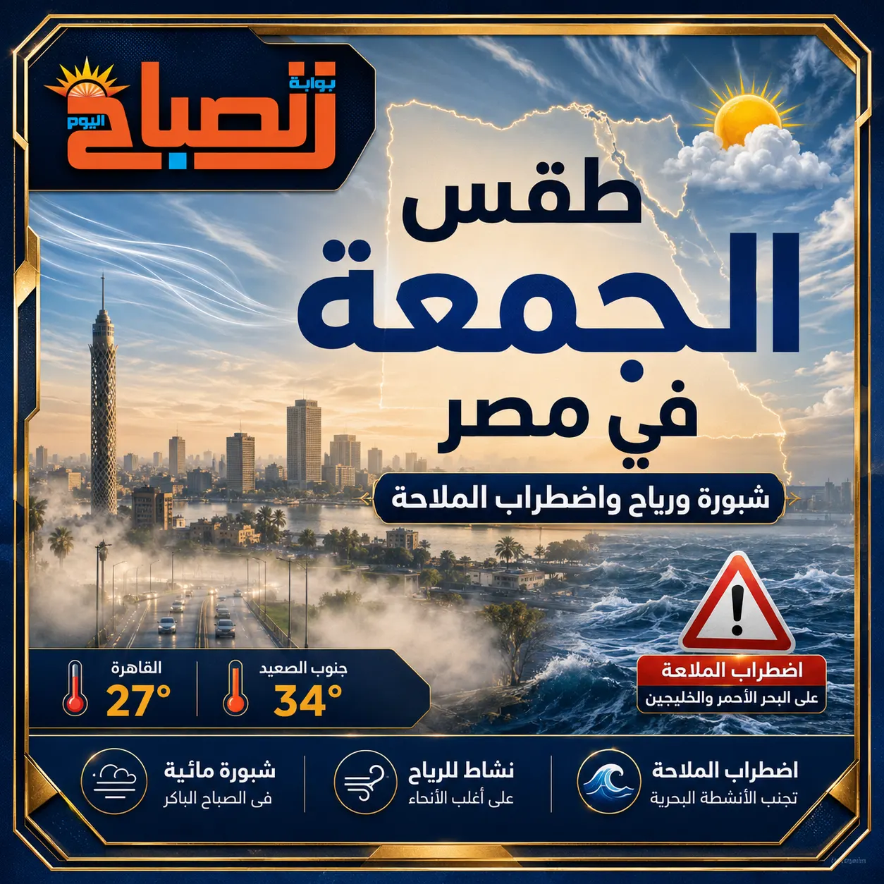 طقس الجمعة 
