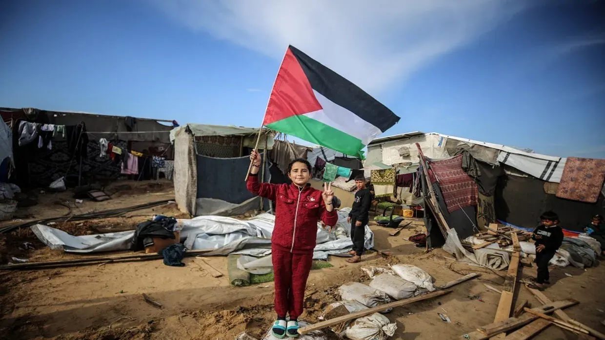 علم فلسطين في غزة علم فلسطين في غزة