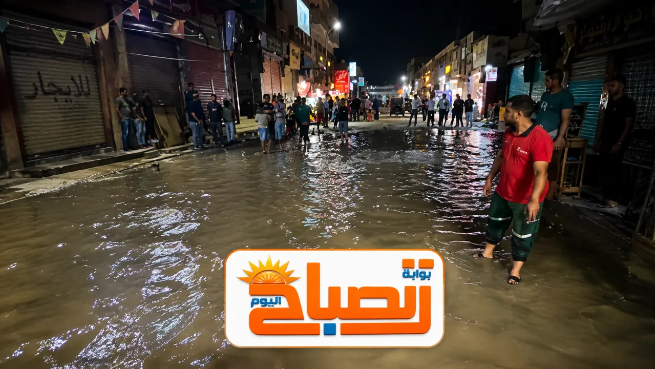 غرق شوارع طما 