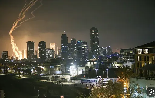 قصف ايران لعمق اسرائيل