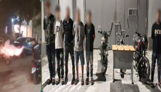 فيديو البلطجة يكشف المستور.. ضبط 6 أشخاص أطلقوا الألعاب النارية أمام منزل بالجيزة