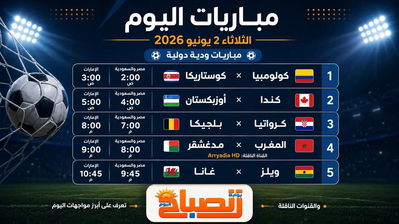 مباريات اليوم 