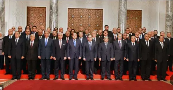 محافظين مصر مع الرئيس