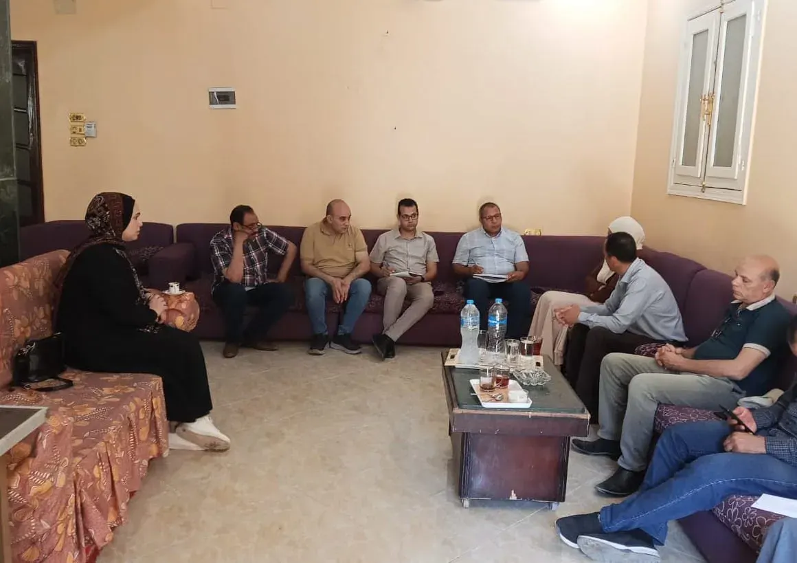 وفد التنمية المحلية في بني سويف