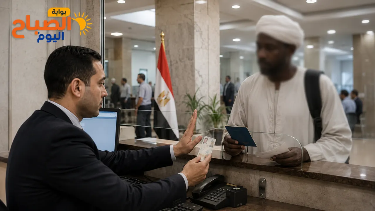 وقف التعامل مع المقيمين في مصر بدون اقامة