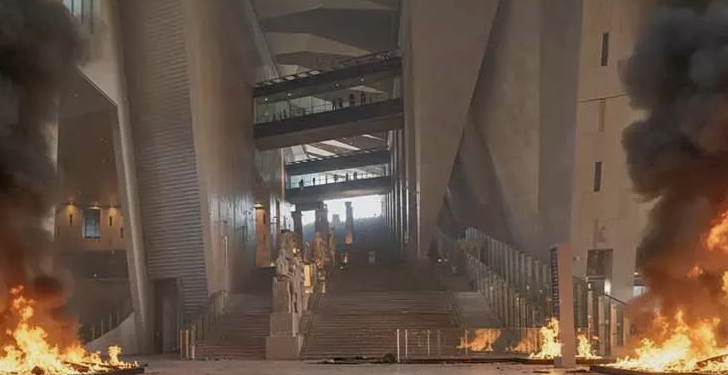 حريق هائل بالمتحف المصري الكبير: شائعات إخوانيه 100% - جريدة البشاير