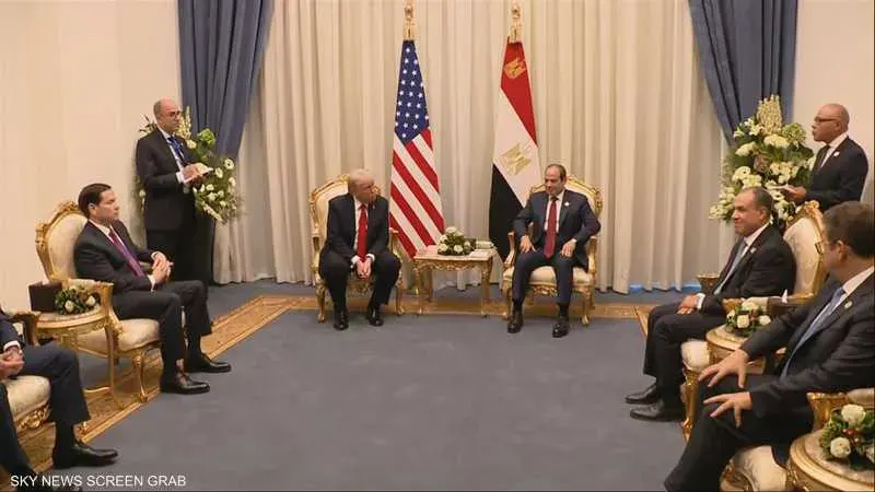 ترامب يصل شرم الشيخ للمشاركة فى قمة للسلام