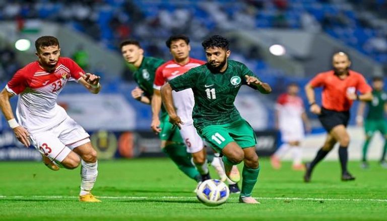 موعد مباراة السعودية والأردن في كأس العرب 2021 والقنوات الناقلة