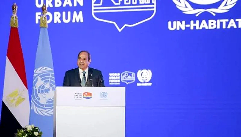 نشاط الرئيس السيسي في أسبوع.. افتتاح المنتدى الحضري وتهنئة ترامب