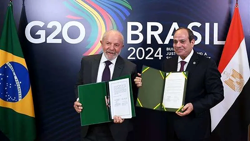 7 بنود ترصد تفاصيل بيان مشترك لتدشين شراكة استراتيجية بين مصر والبرازيل