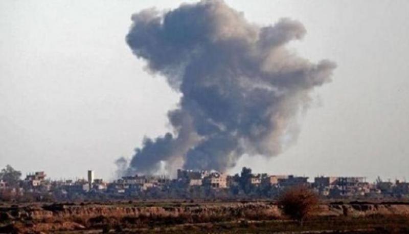 طيران مجهول يقصف شرق سوريا وانفجارات ضخمة  في محافظة دير الزور