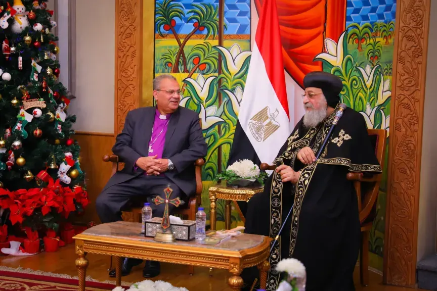 رئيس الطائفة الإنجيلية يهنئ البابا تواضروس بعيد الميلاد المجيد: رسالة محبة ووحدة وطن (1) رئيس الطائفة الإنجيلية يهنئ البابا تواضروس بعيد الميلاد المجيد: رسالة محبة ووحدة وطن (1)
