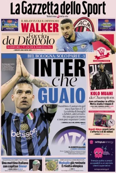 ميلان يقترب من التعاقد مع كايل ووكر بضغط من برشلونة