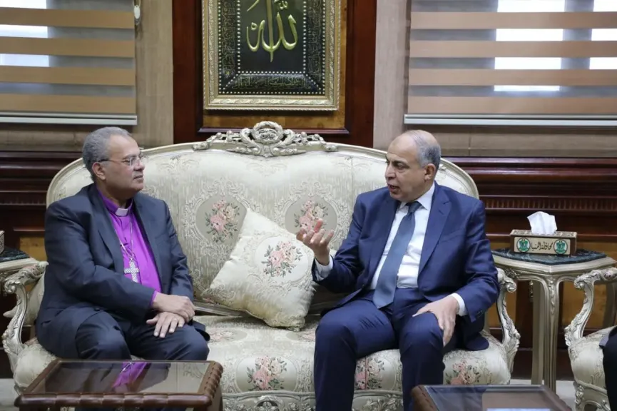 محافظ المنيا يبحث مع رئيس الطائفة الإنجيلية سبل تعزيز التعاون المشترك