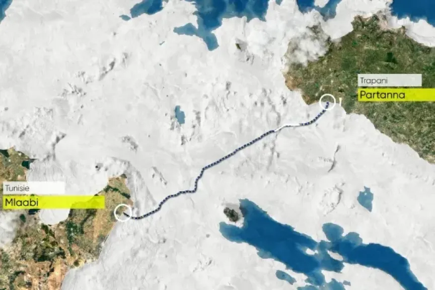 مشروع الطاقة بين تونس وإيطاليا