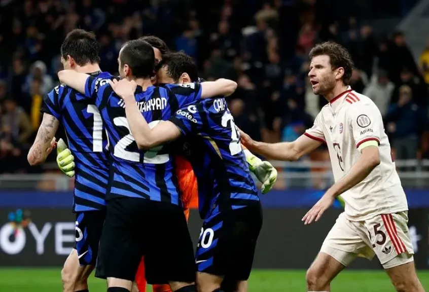 إنتر ميلان يتعادل مع بايرن ميونخ ويتأهل إلى نصف نهائي دوري أبطال أوروبا 2025