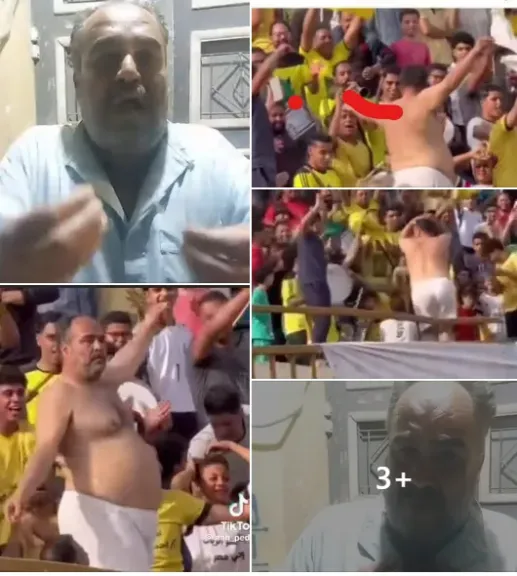 قسوة وغباوة مبالغ فيهما : رجل يعبر عن سعادته بفوز فريقه في مباراة يتعرض لعواقب غير متوقعة