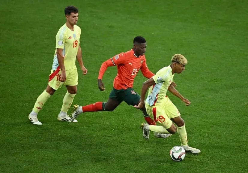 نونو مينديز يُسقط لامين يامال ويقود البرتغال إلى المجد في ليلة أوروبية لا تُنسى