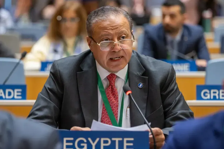 رئيس الجهاز المصري للملكية الفكرية يُلقي كلمة مصر أمام المنظمة العالمية ”وايبو” في جنيف