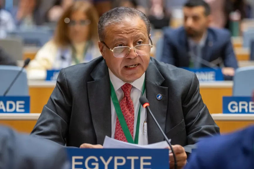 رئيس الجهاز المصري للملكية الفكرية يُلقي كلمة مصر أمام المنظمة العالمية ”وايبو” في جنيف