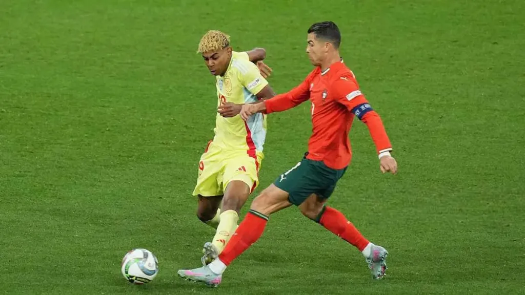 نجل كريستيانو رونالدو: لامين يامال أفضل من والدي