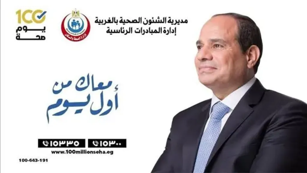 انطلاقة قوية لمبادرة ”100 يوم صحة” في الغربية اليوم بمشاركة 220 فريقًا طبيًا