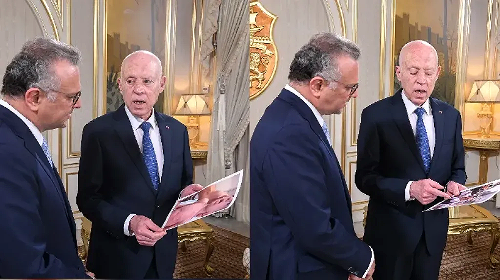 في مشهد إنساني مؤثر.. الرئيس التونسي يُظهر صور ضحايا غزة لكبير مستشاري ترامب